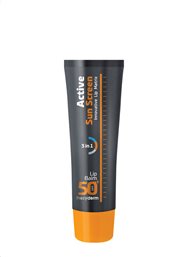 ACTIVE SUN SCREEN LIP BALM SPF 50+